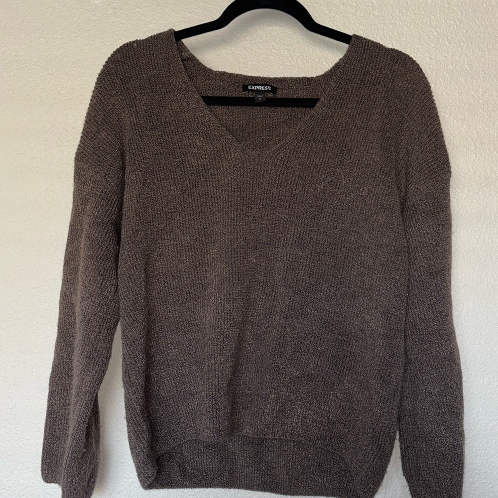 Brown Express Sweater